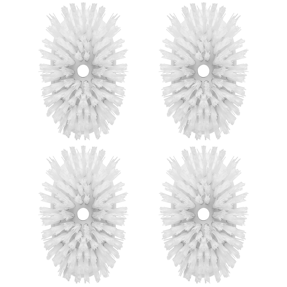 MR.SIGA Soap Dispensing Dish Brush Refills, 4 Pack