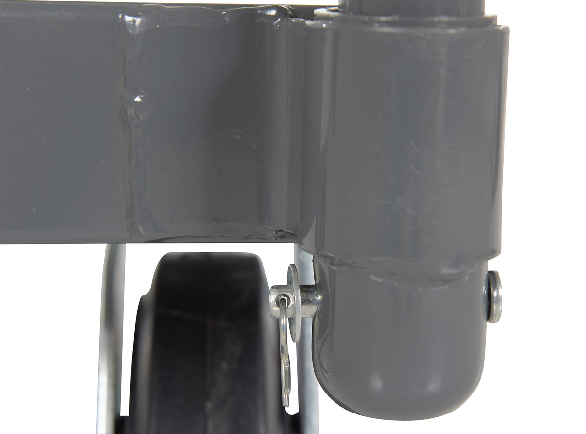 Vestil ECSPT-2448 Steel Smooth Deck Platform Truck 24 In. x 48 In. 2000 Lb. Capacity Black