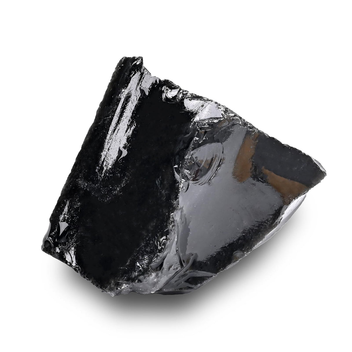 Obsidian Raw Stones 1PC,Gemstones Raw Stones and Healing Crystals,Hand Carved Natural Pocket Raw Stone for Decoration Tumbling,Garden(1.18"-1.97")