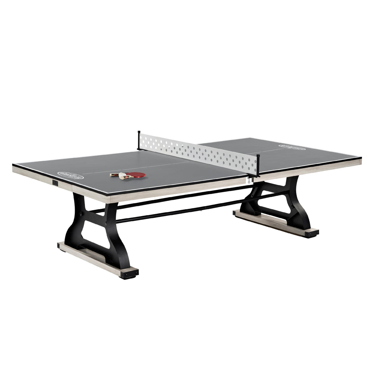 Barrington 9-ft Coventry Tennis Table, Official Size with Durable Metal Net and Storage Drawer, Perfect for Family Game Rooms