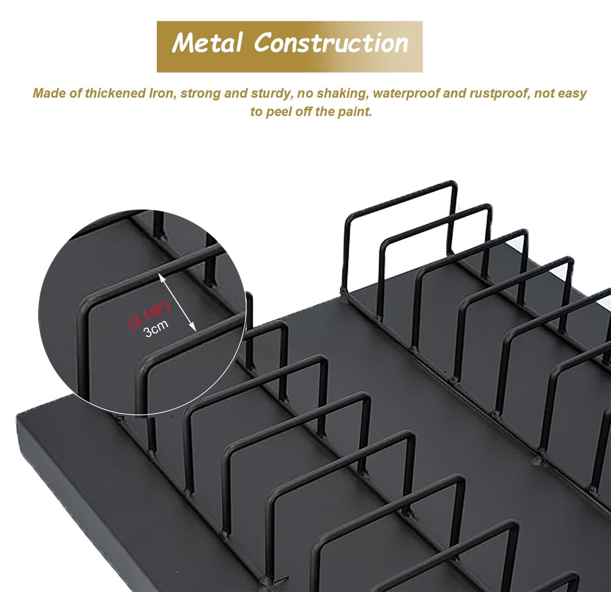 Beige Desktop Tile Sample Display Rack for Retail, Wooden Floor & Door Plate Storage Stand, Marble Slab Showcase Shelf for Exhibition Hall with 30 Card Slots