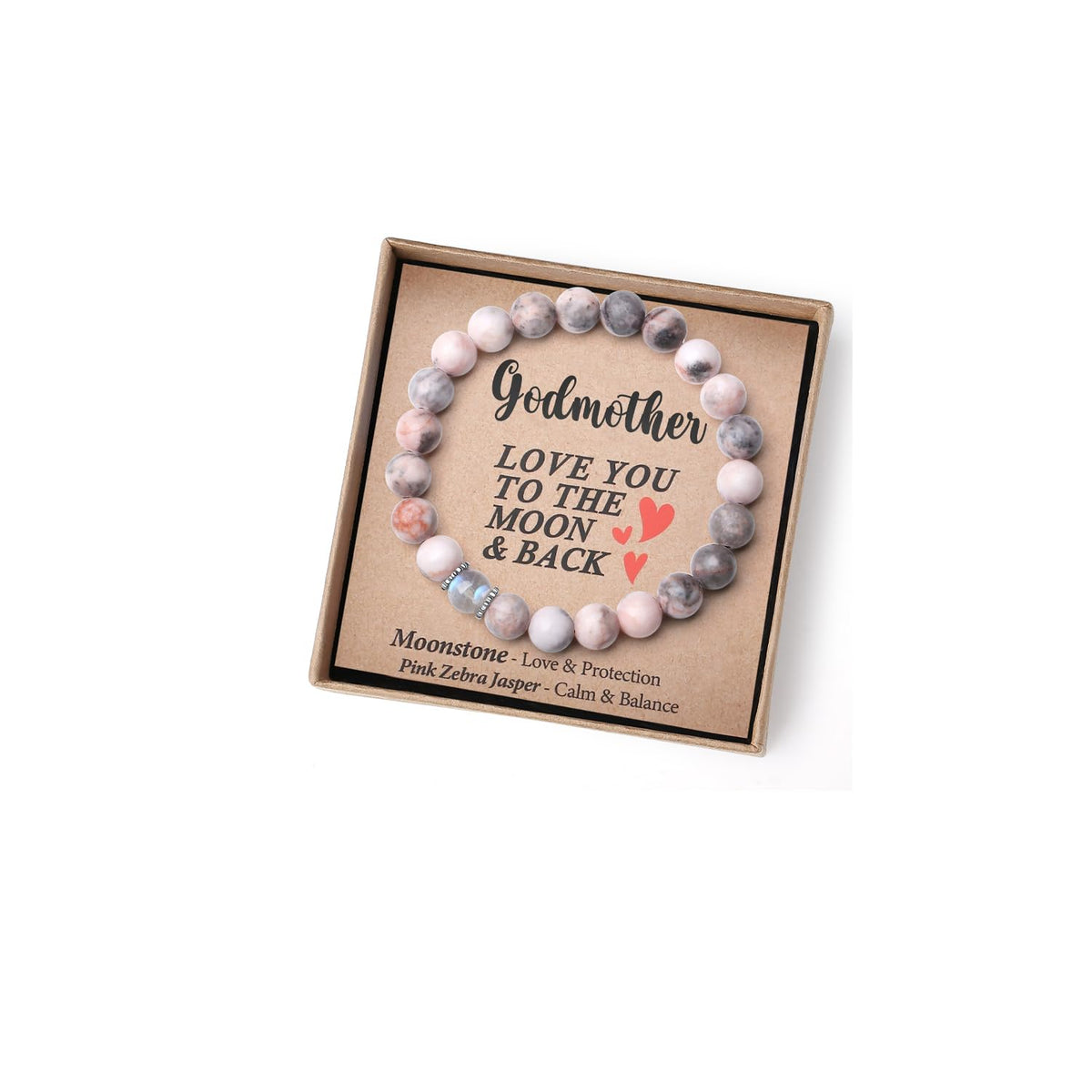 THEMEROL Godmother Gift Godmother Mothers Day Gifts from Godchild Proposal Bracelets God Mother Gifts for Women God Parents Presents Christmas Valentines Day