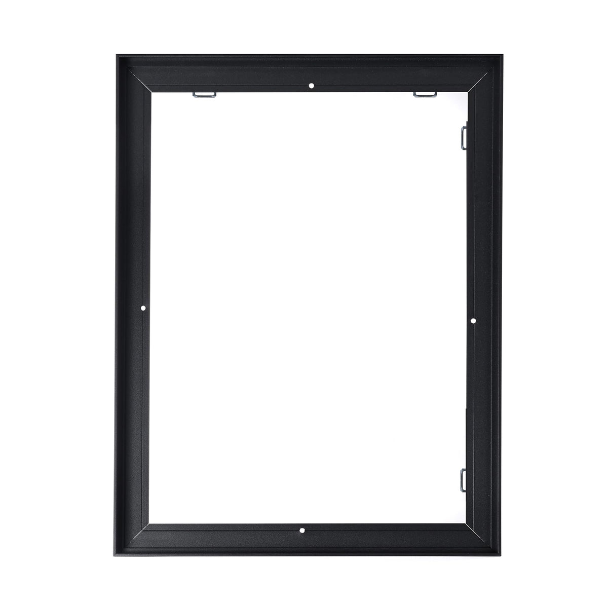 MTHomonio 16x24 Assembled Canvas Frame for 0.6"-0.9" Deep Stretched Canvas, 0.75" Depth Floating Frame, Black(1PCS,Aluminum)