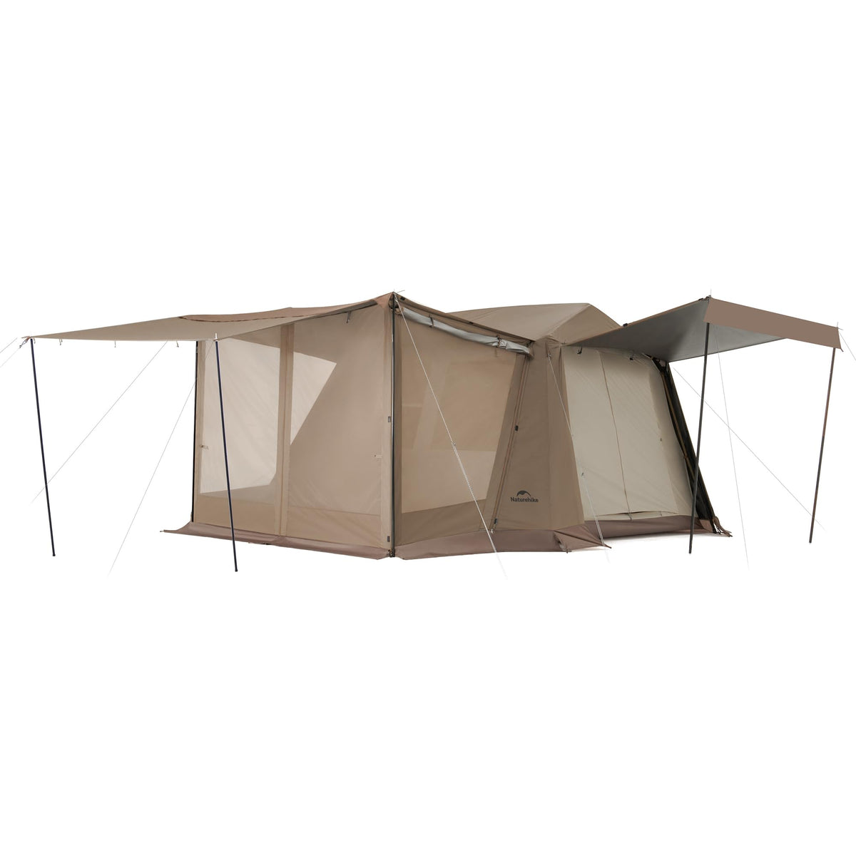 Naturehike Village Instant Tent, 4 Person 8 Person Camping Tent with Full Rainfly, Waterproof Large Cabin Tents for Car Camping