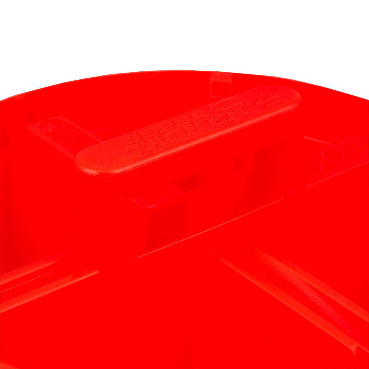 Bucket Boss - Super Stacker Small Parts Organizer, Bucket Organization (15054), Red