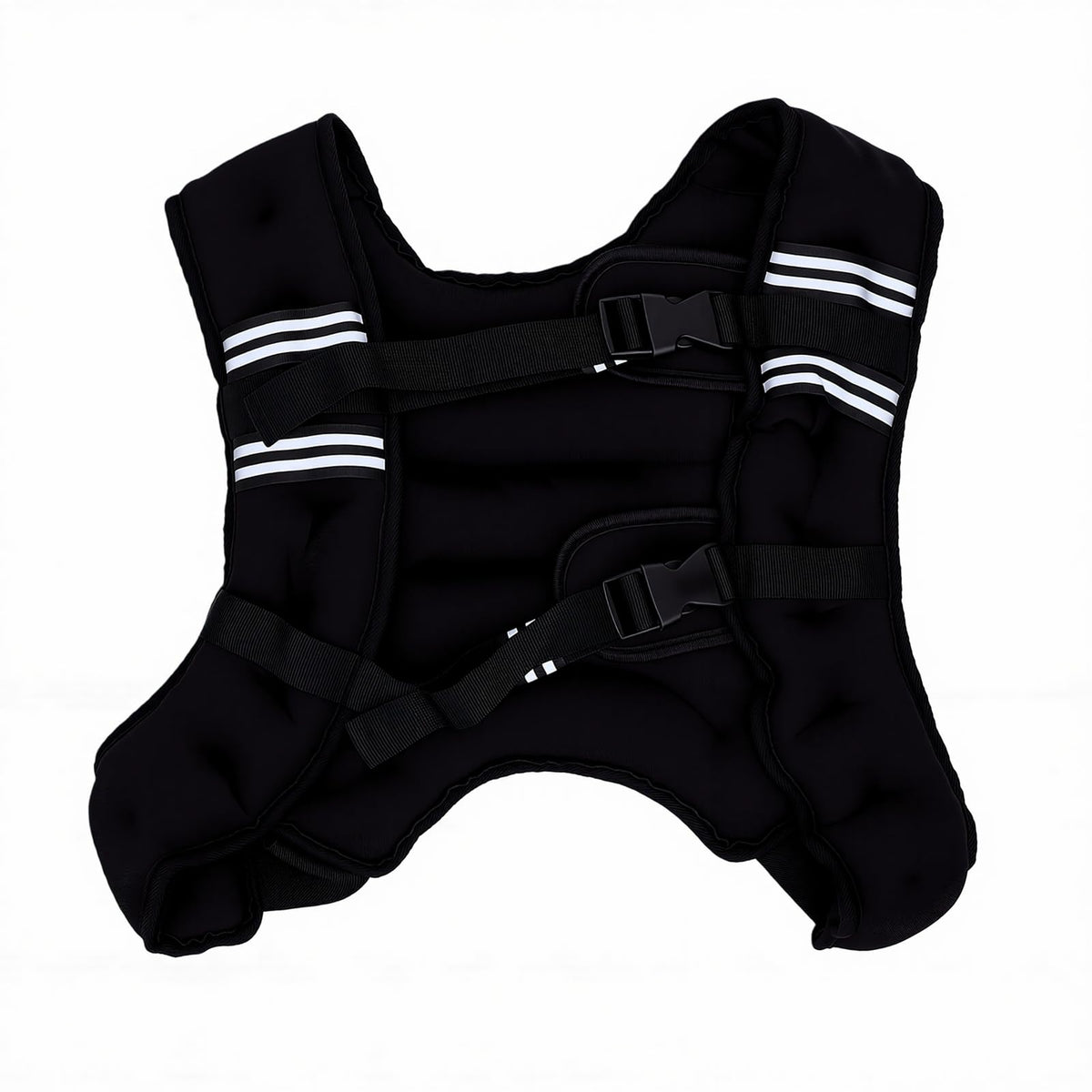 Generic Weighted Vest, Adjustable Neoprene Weight Vest for Men and Women with Reflective Stripe, Strength Training Running Jogging Workout Weightlifting (8KG)