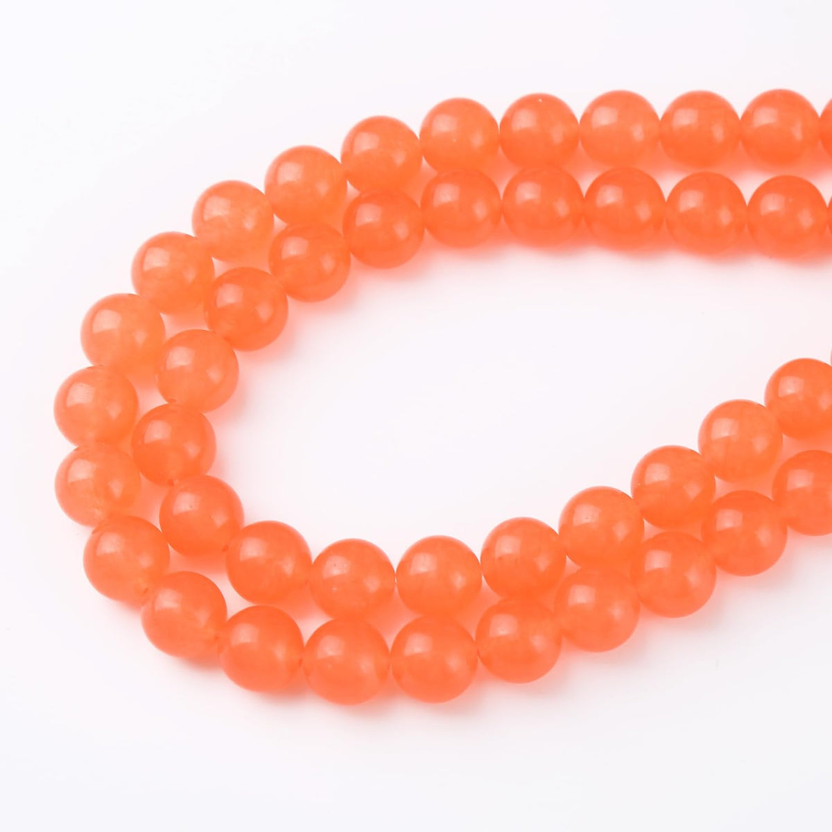 60PCS 6MM Orange Chalcedony Quartz Stone Beads Natural Gemstone Bead Crystal Healing Energy Jewelry Making DIY 15 inches