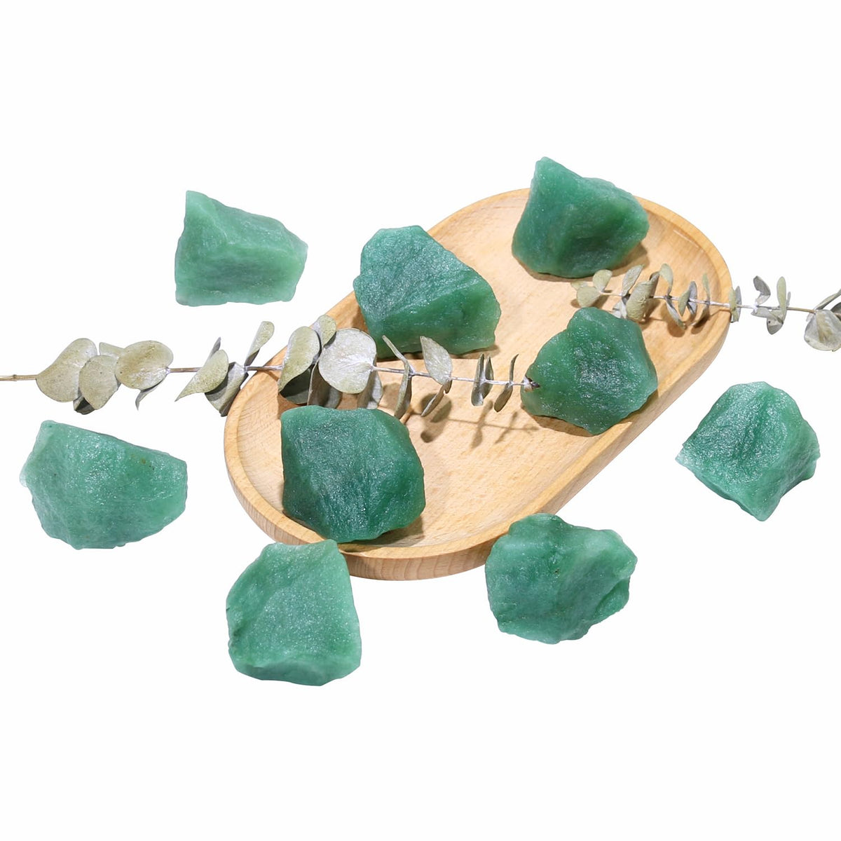 Nvzi Green Aventurine Crystals, Bulk Crystals, Crystals and Healing Stones, Rocks for Tumbling, Amathesis Crystal, Raw Crystals Bulk, Calcite Crystal for Decoration, Wicca, Reiki, Chakra(1LB)