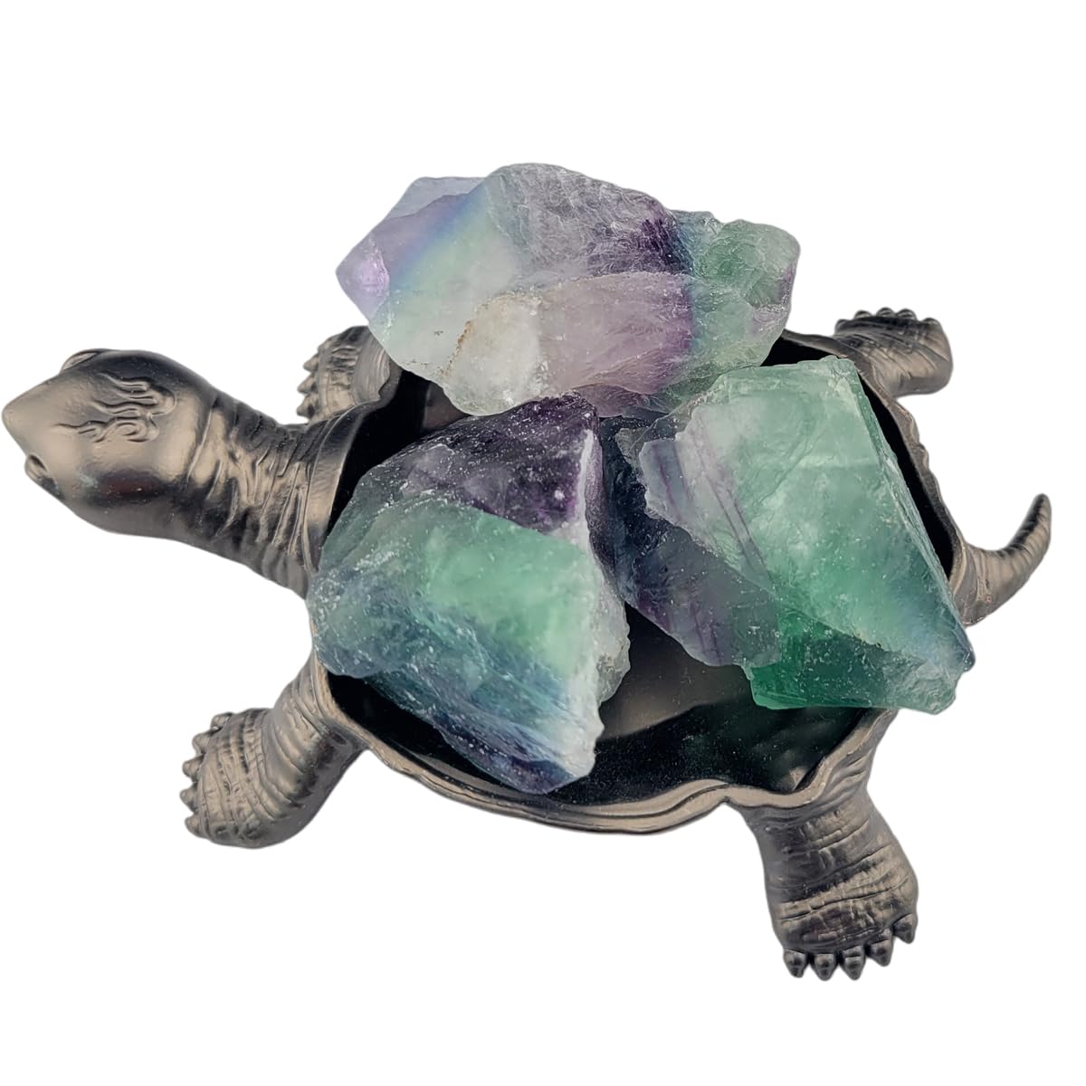 3-5Pcs Natural Raw Crystals 1''-2'' Rough Rainbow Fluorite Rocks for Tumbling Polishing Cabbing Gemstones Crystals and Healing Stones for Wicca Reiki,Fountian Rocks for Decorations (Rainbow Fluorite)