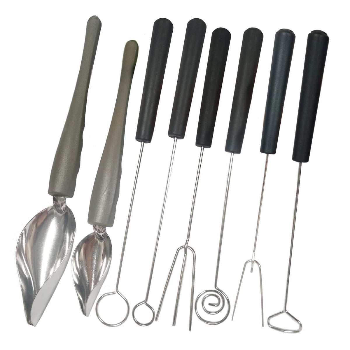 6 Candy Dipping Tools Chocolate Dipping Fork Spoons Set 2 Culinary Drawing Decorating Spoon Set,Stainless Steel Chef Art Pencil Plated Decoration Kit for Decorative Plates Cake Coffee