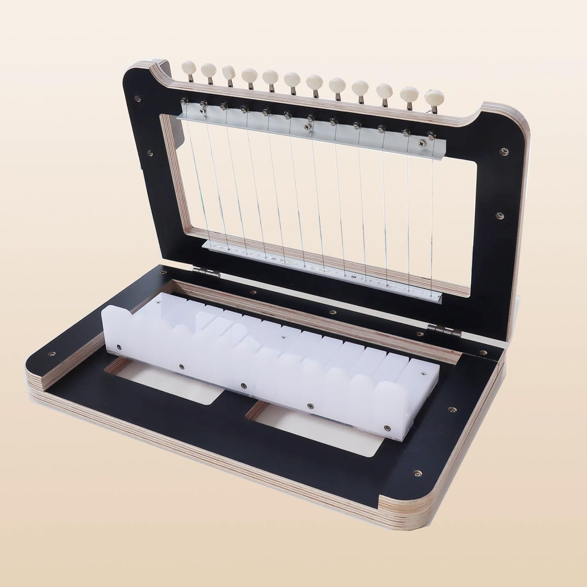 12 Wire Wooden Soap Cutter, Professional Handmade Soap Cutting Machine, Cuts 1-12 Bars, Soap Cutting Thickness: 2.5cm, for Handmade Soap Making, Candles Trimming and Cheese Cutting