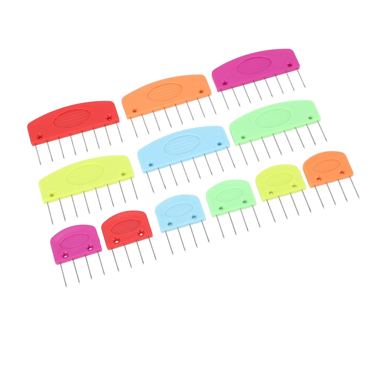 Keenso Knit Blocker, Stainless Steel Multifunctional Knit Crochet Blocking Comb for Handcraft, Uniform Stretching for Wool and Cotton Yarns