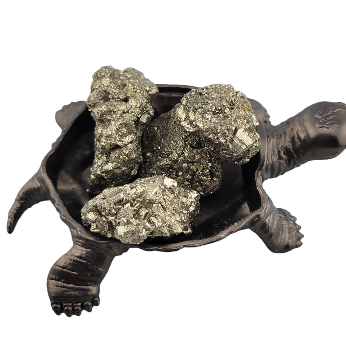 3-5Pcs Pyrite Natural Raw Crystals 1''-1.5'' Rough Stones Rocks for Tumbling Polishing Cabbing Gemstones Crystals and Healing Stones for Wicca Reiki,Fountian Rocks for Decorations (Pyrite)