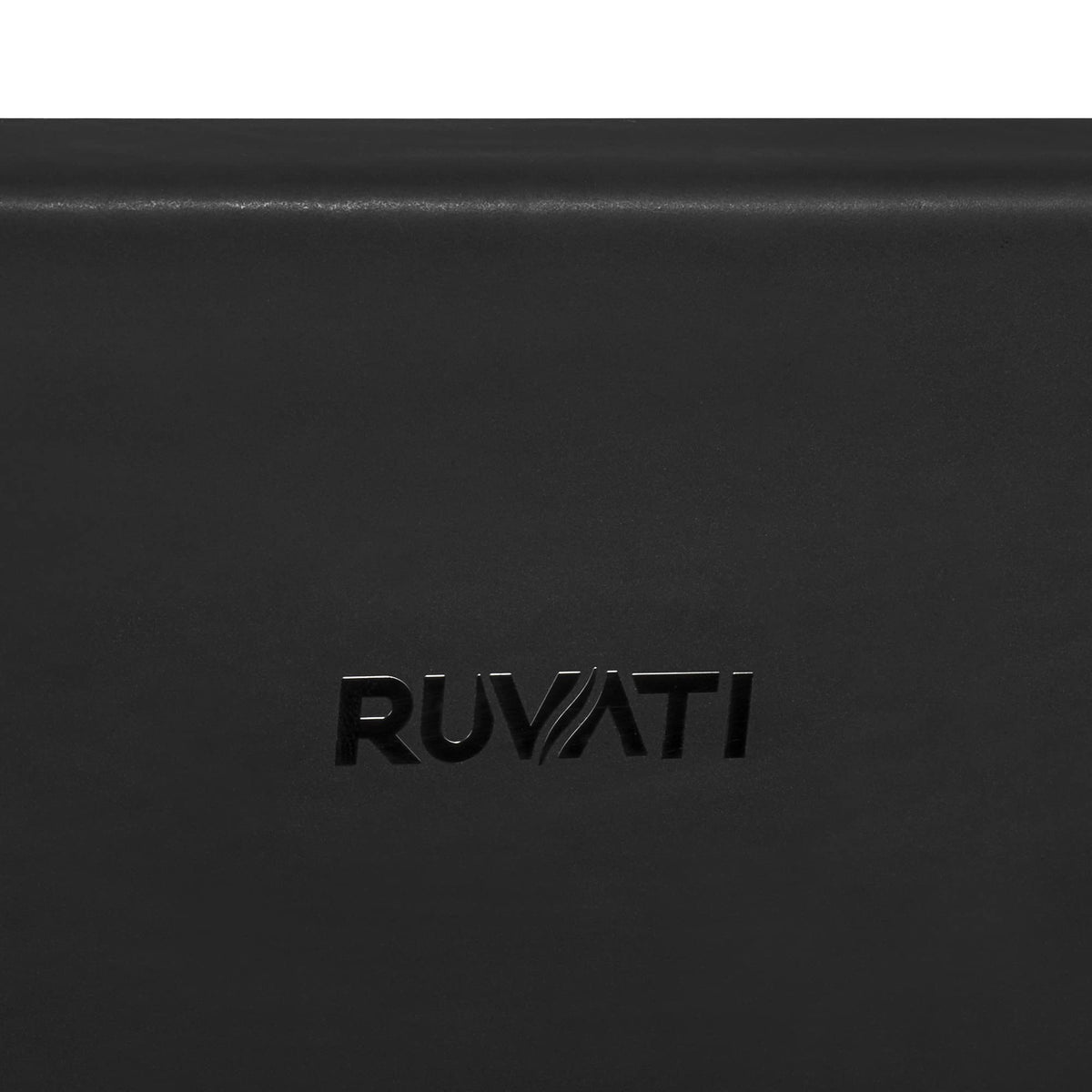 Ruvati 30-inch Matte Black Fireclay Modern Farmhouse Offset Drain Kitchen Sink Single Bowl - RVL4018MBK