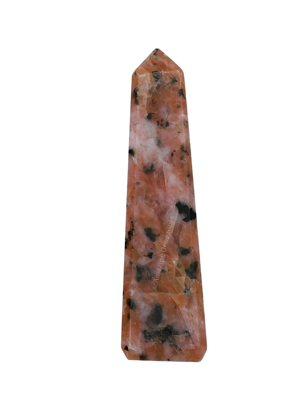 Amazing Gemstone Pink Dotted Calcite Crystal Towers ~ Natural Healing Crystal Point Obelisk for Reiki Healing and Crystal Grid (2 to 3 INCH)