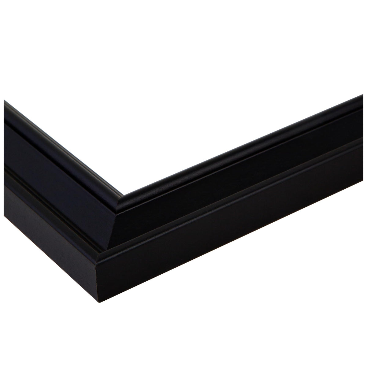 ArtToFrames 28x48 Inch Black Picture Frame, This 1.50 Inch Custom Poster Frame is Colonial Onyx - Comes with Economy Acrylic and Corrugated Backing (2WOM0066-78238-YBLK-28x48)