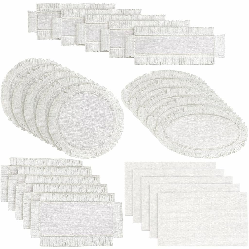 25 Pieces Sublimation Hat Patches Distressed Sublimation Patches Iron on Blank Patches Fabric Repair Sublimation Blank Patch Patches for Hats Clothes Uniforms Jeans Backpacks Dog Vest
