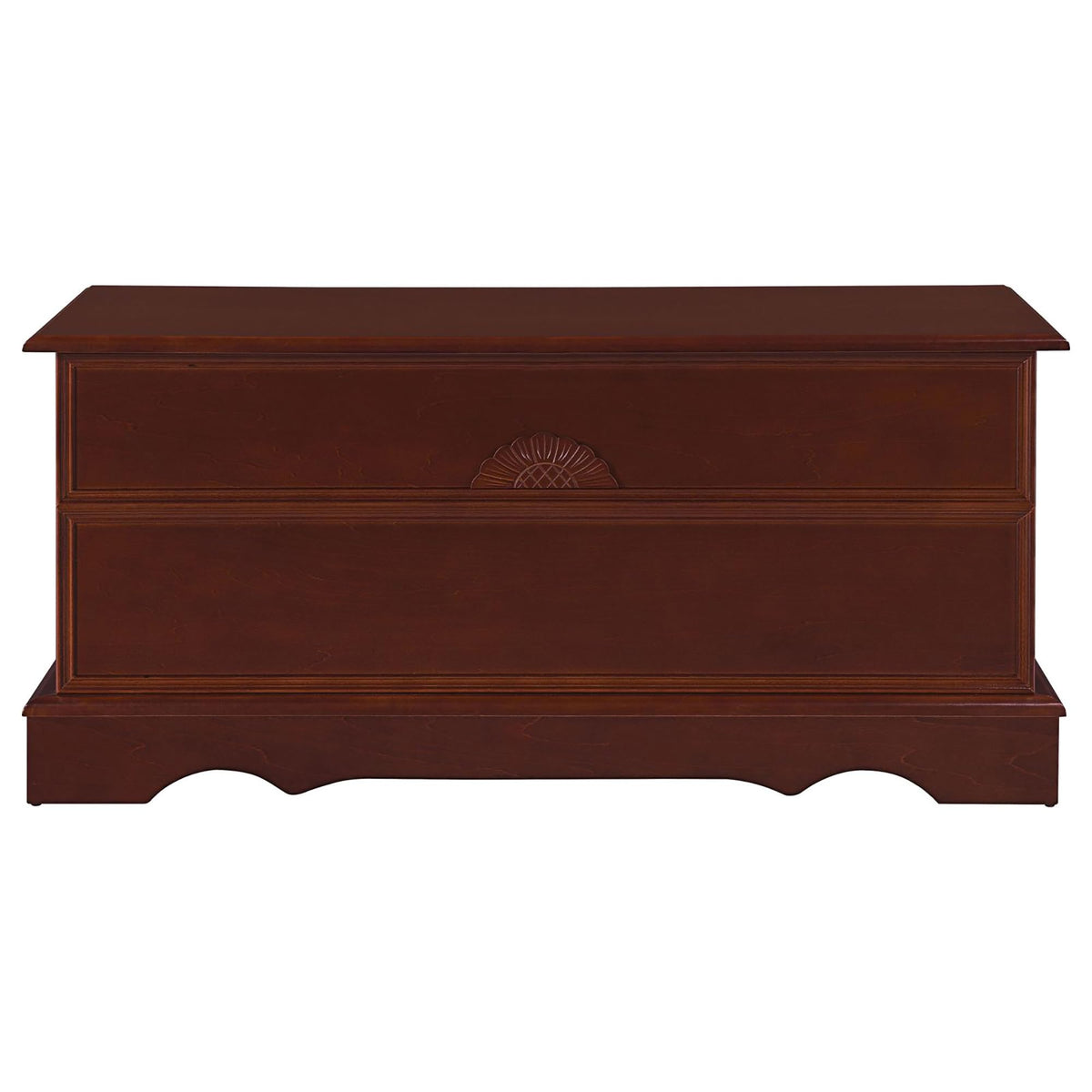 Lonergan Cedar Chest: Romantic Storage Chest for Wool Blankets/Coats (Warm Brown)