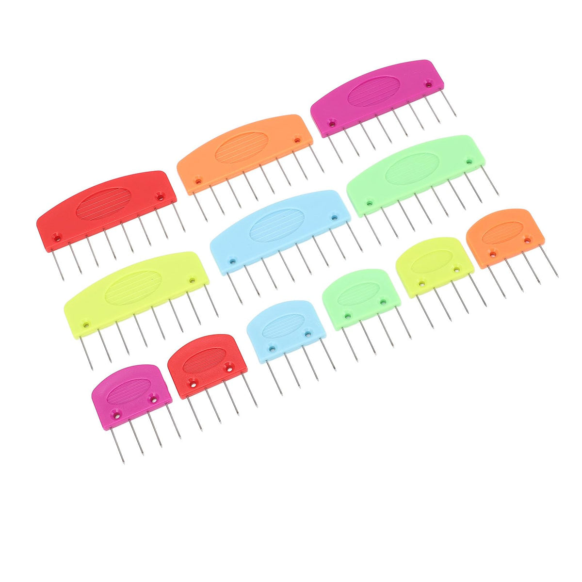 Keenso Knit Blocker, Stainless Steel Multifunctional Knit Crochet Blocking Comb for Handcraft, Uniform Stretching for Wool and Cotton Yarns