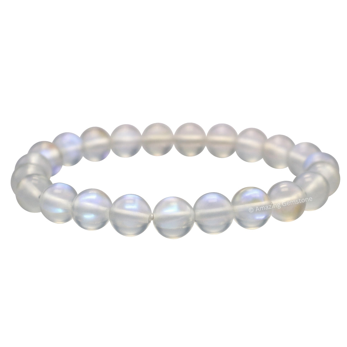 Amazing Gemstone Crystal Bracelet for Women Men's Gifts - Protection Healing Crystal Bracelet - 8mm Gemstone Beaded Stretchable Bracelet Pulseras Para Hombres Mujer Stocking Stuffers Mothers Day Gift (Rainbow Mermaid)