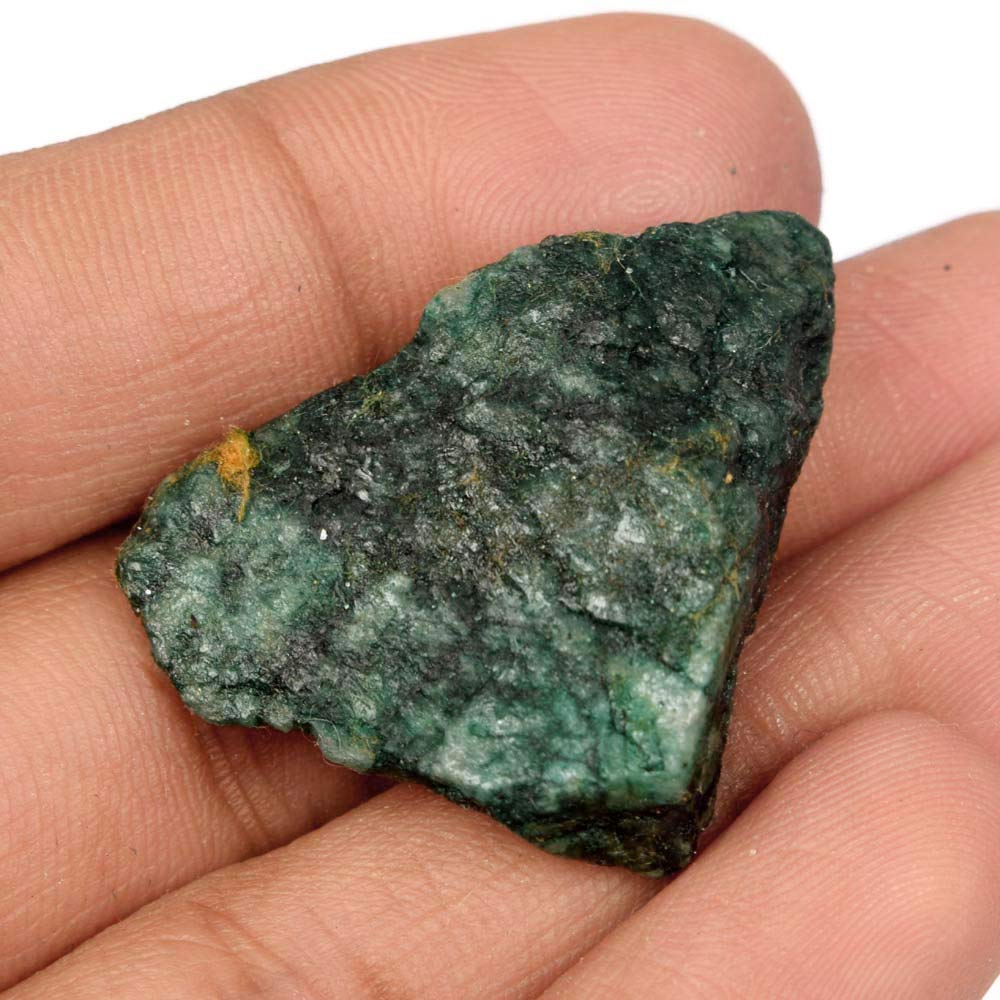 GEMHUB Loose Gemstones Real For Jewelry Making 52.00 Carat Natural Raw Rough Green Emerald Gemstone for Jewelry Pendants