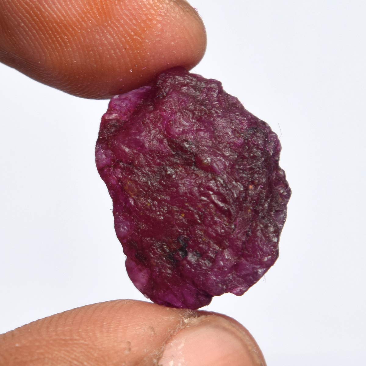 Untreated Raw Rough Ruby 20.00 Ct. Certified Uncut Healing Crystal Natural Red Ruby Gem