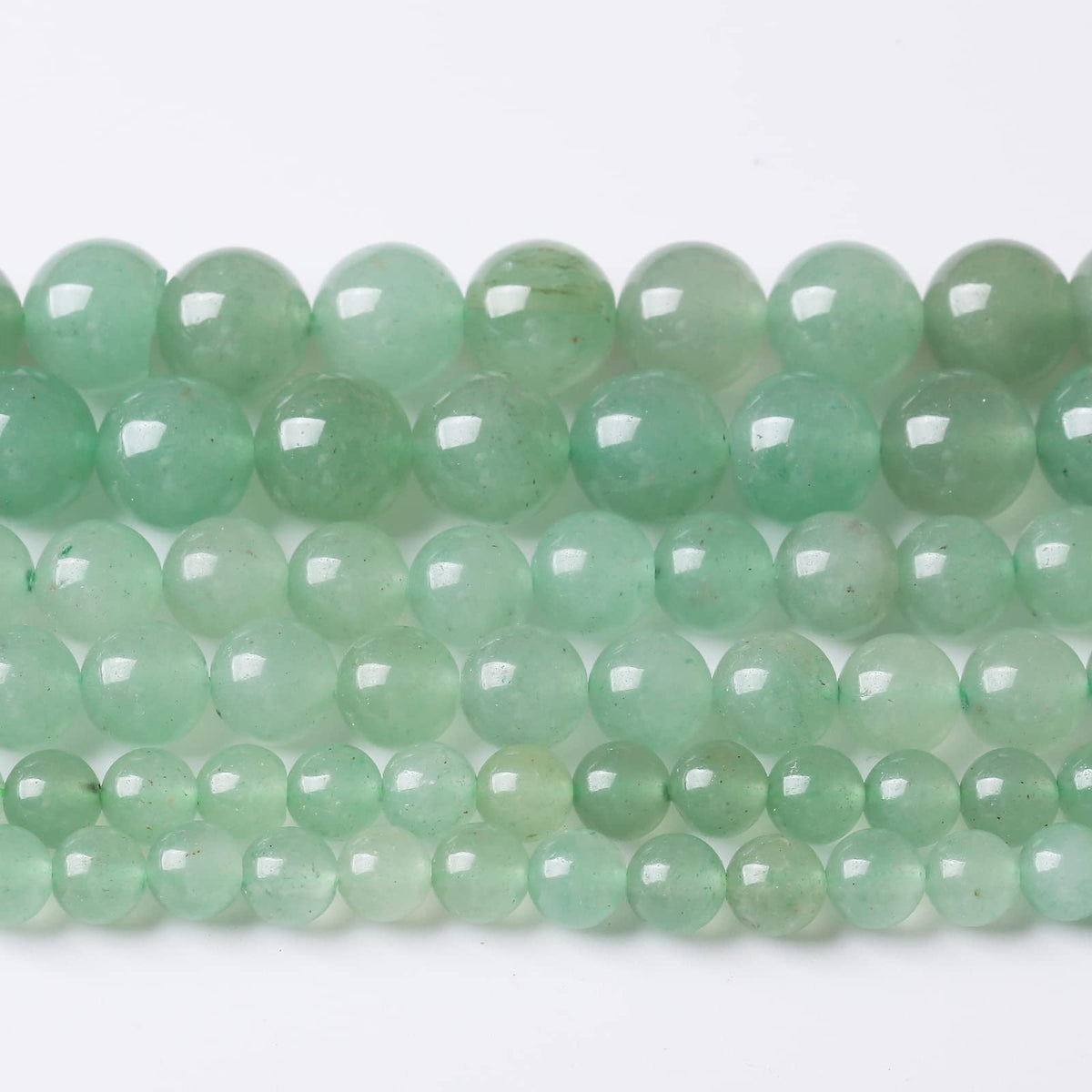 36PCS 10MM Natural Green Aventurine Stone Beads Energy Healing Beads for DIY Jewelry Bracelet Necklace Making for Jewelry Making15Inch…