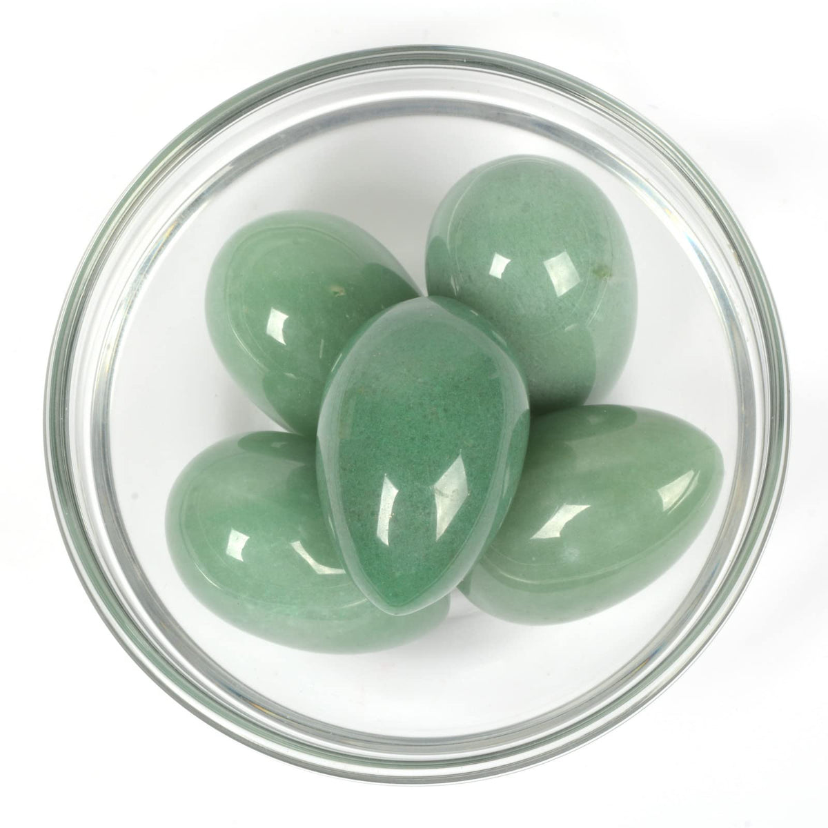 Justinstones Natural Green Aventurine Gemstone Egg Crystal Healing Chakra Meditation Home Office Decor Stone with Stone Stand