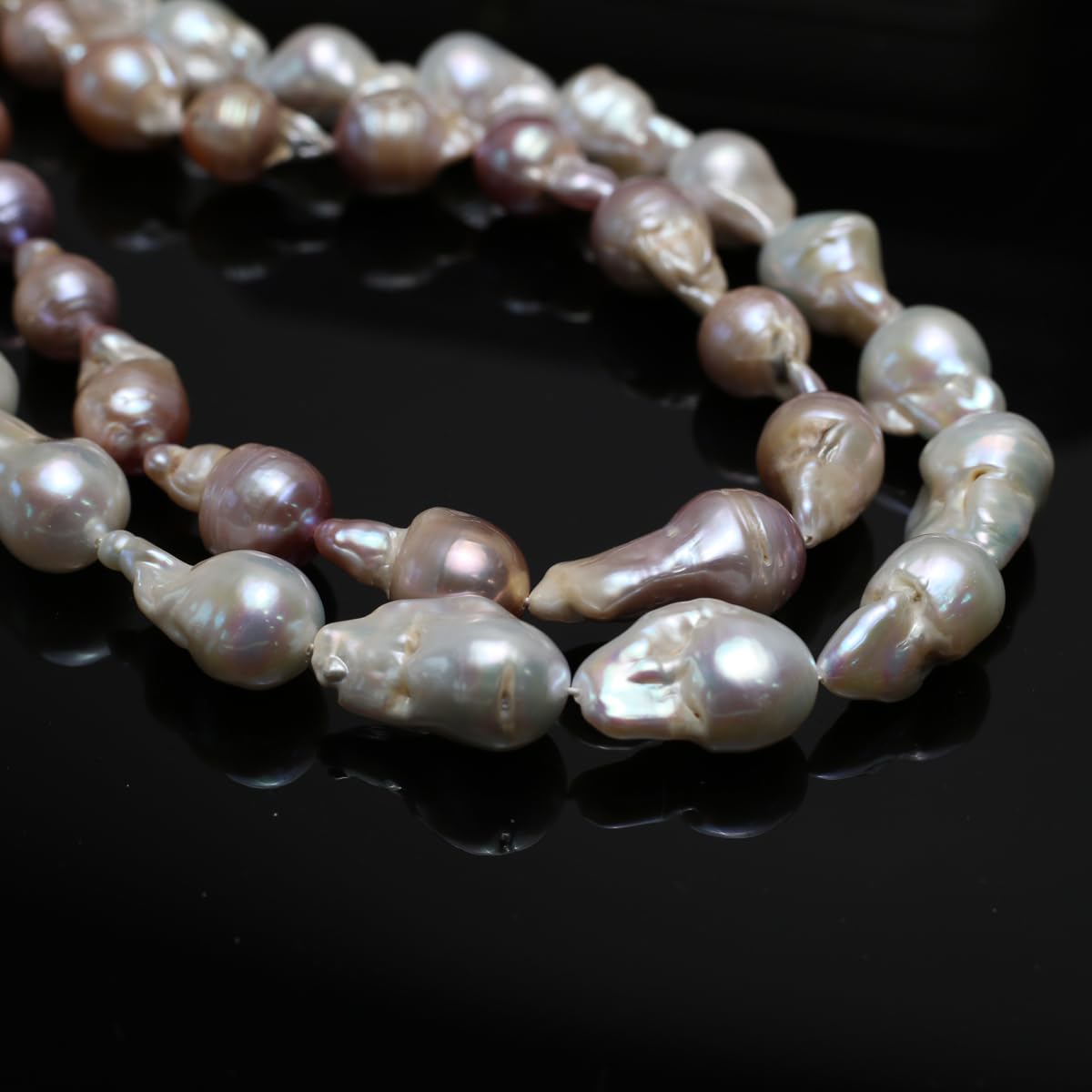 QSLLER Baroque Pearl Beads Irregular Natural Freshwater Cultured Pearl Beads for Jewelry Making Neckalce Craft DIY