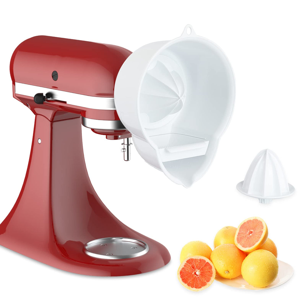 Juicer Attachment for KitchenAid Stand Mixer with 2 Size Reamer,Juicer for KitchenAid Stand Mixer Citrus Juice Attachment Accessories by InnoMoon