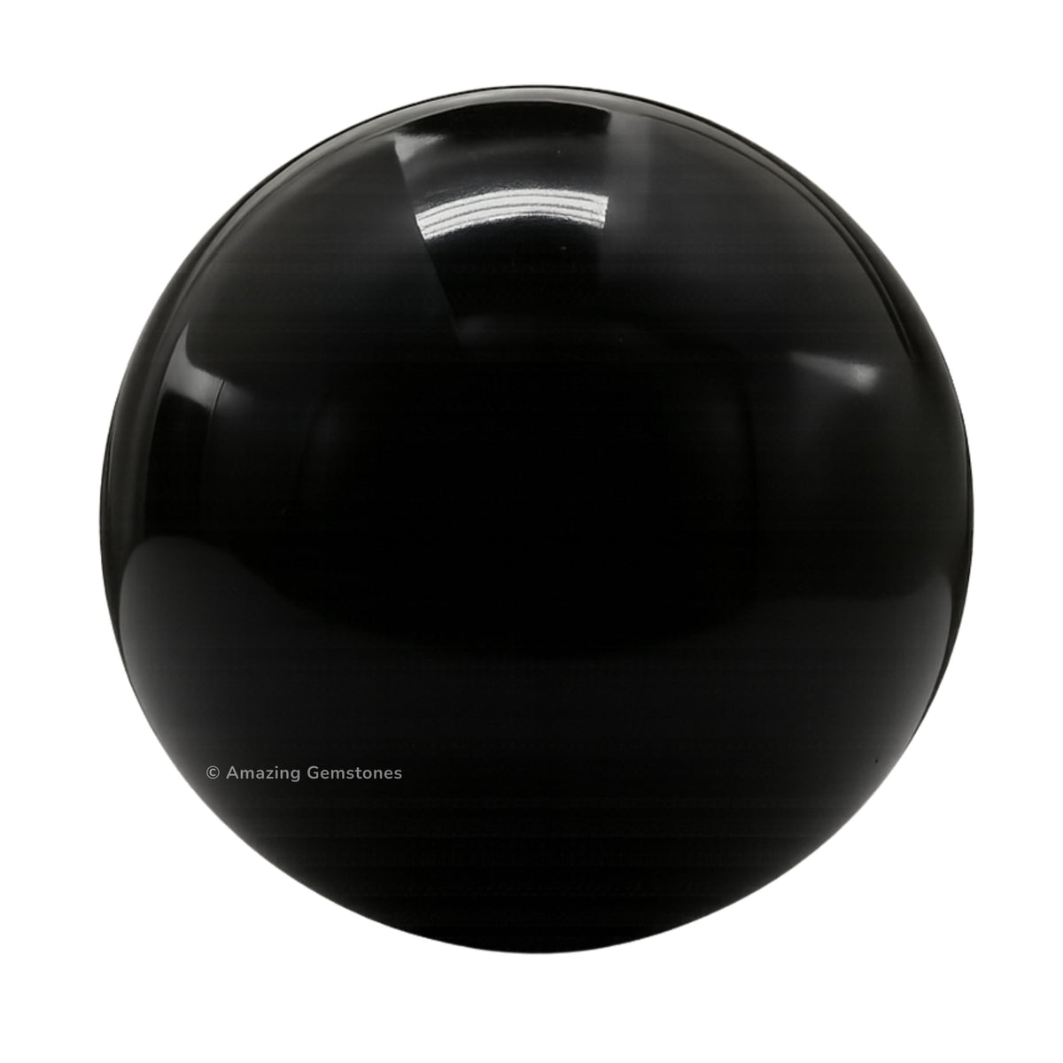 Amazing Gemstone Black Obsidian Crystal Ball with Stand - 2" Inches Crystal Sphere Meditation Balls for Witchcraft and Decorative Balls