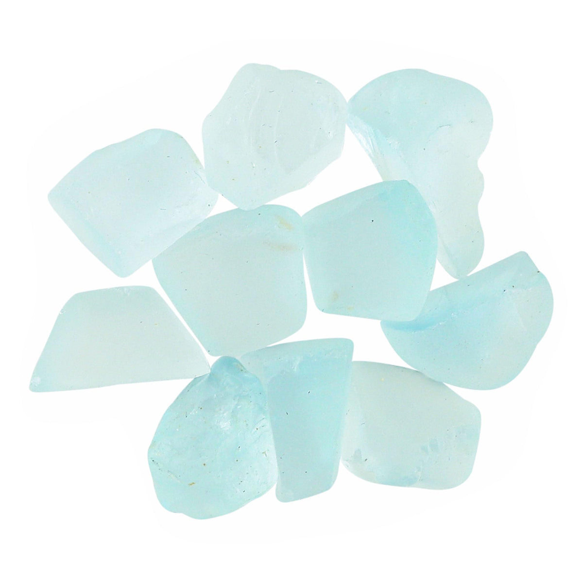 CRYSTALINES 5pcs Natural Raw Blue Topaz Gemstones, Rough Stones, DIY Jewelry Making, Wholesale Loose Supply, Healing Crystals, December Birthstone, Success Stone