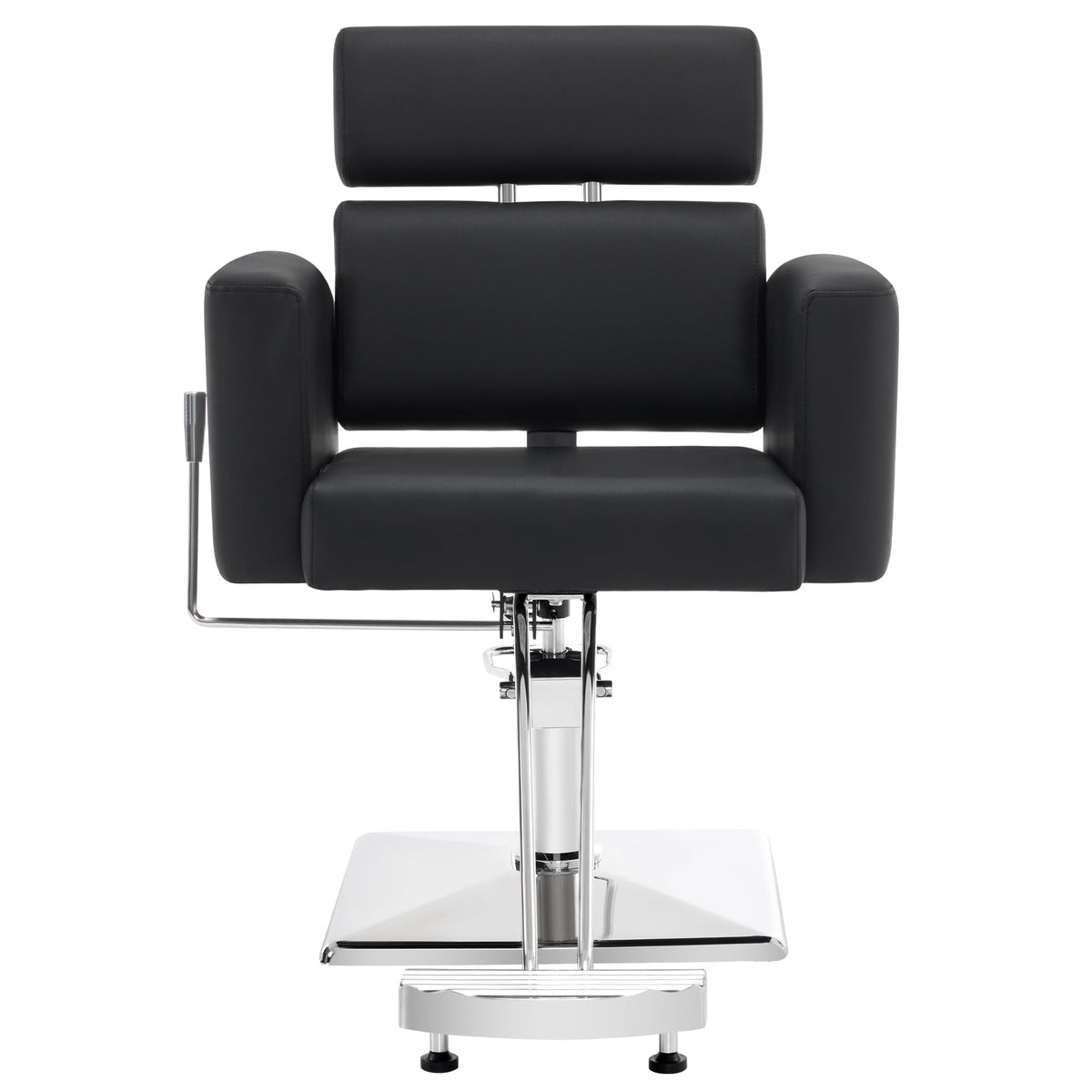 BarberPub Classic Barber Chair with Hydraulic Pump, Reclining Salon Chair for Hair Stylist, Barbershop, Home Salon, Spa Styling Beauty Equipment 9410 (Black)
