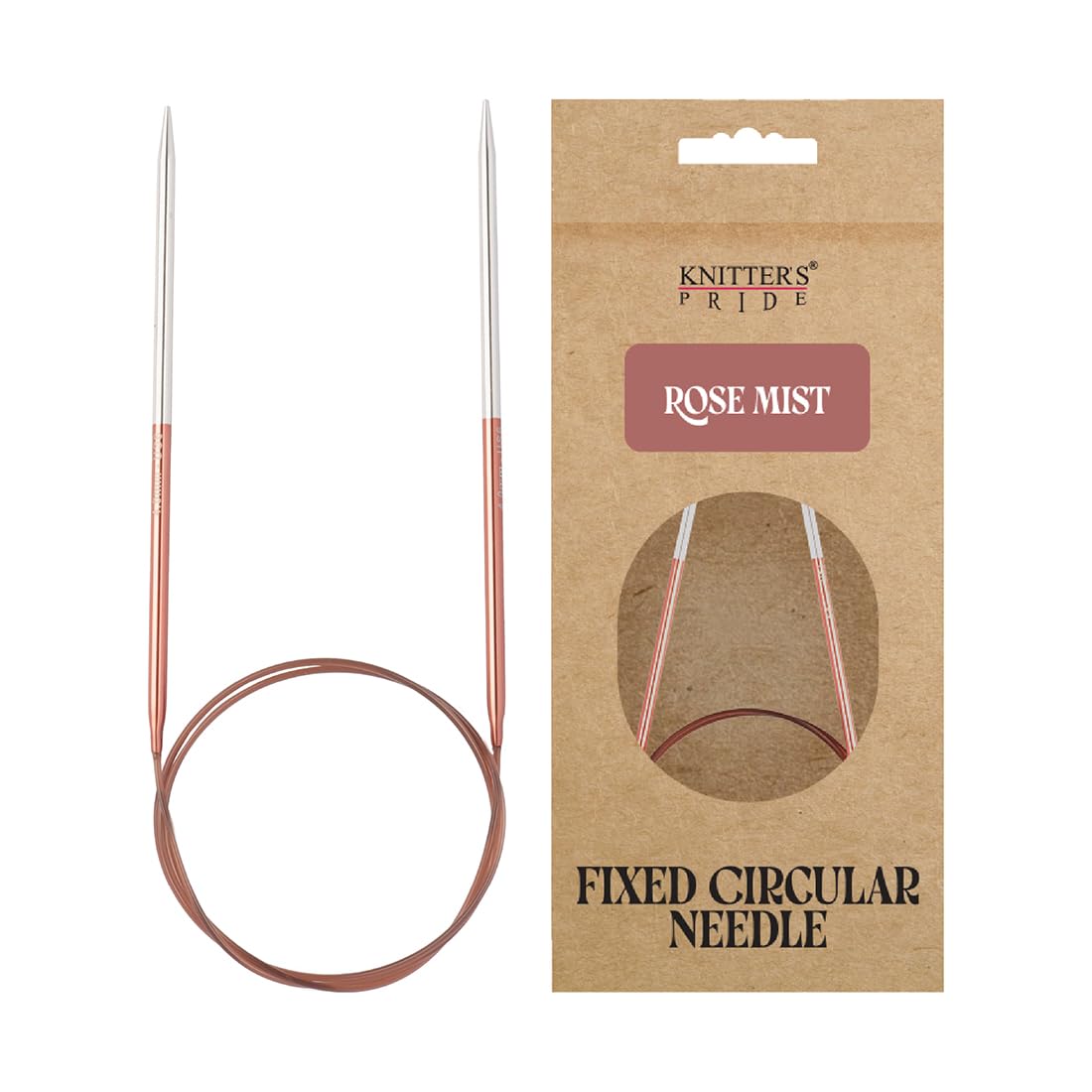 Knitter’s Pride Rosemist Fixed Circular Needles 16"" (40cm) – US Size 6 (4mm)