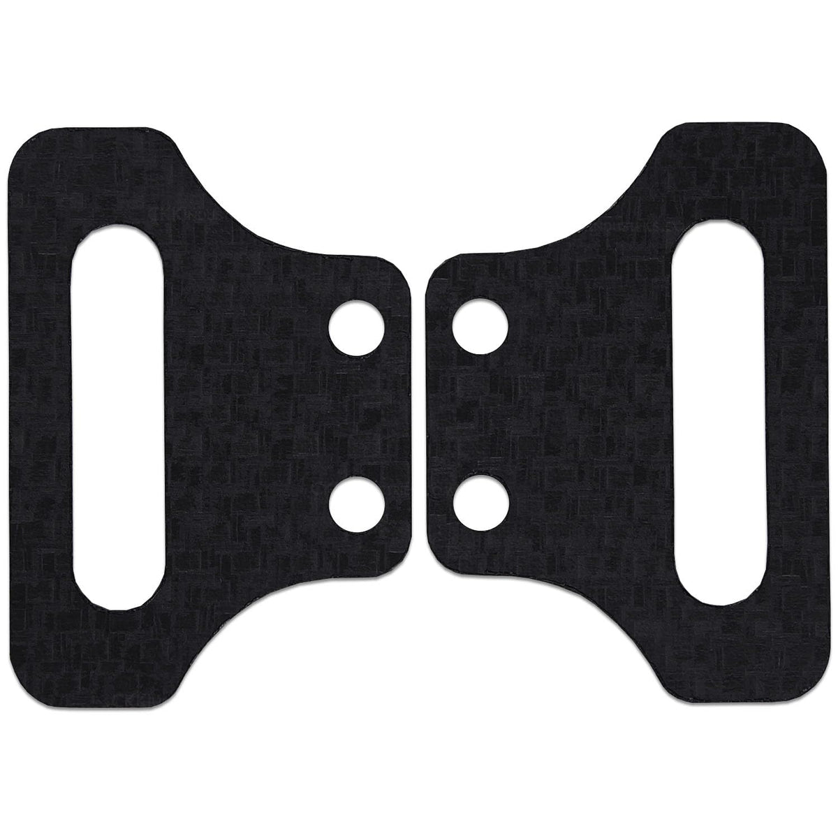 [1 Pair] OWB Curv Belt Loops for Holsters - (Black) - (No Hardware) - (12 Layers) - (Fits Belt Sizes Up to 1.50in) - Easy Installation - Ideal for Everyday Carry - USA Made