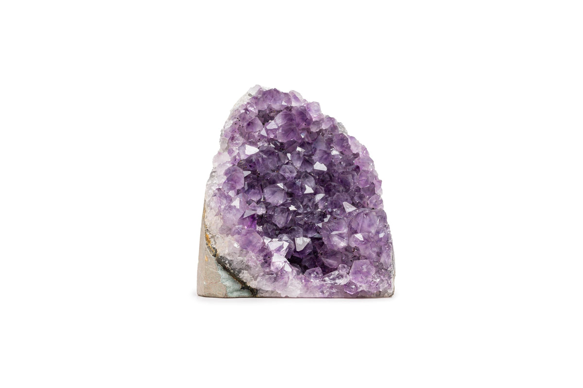 SAMSARI 1.5 to 2 Lb Amethyst Crystal Geode From Uruguay – 4" to 6" Height, Natural Large Amethyst Cluster Rock – Crystals and Healing Stones by Samsari
