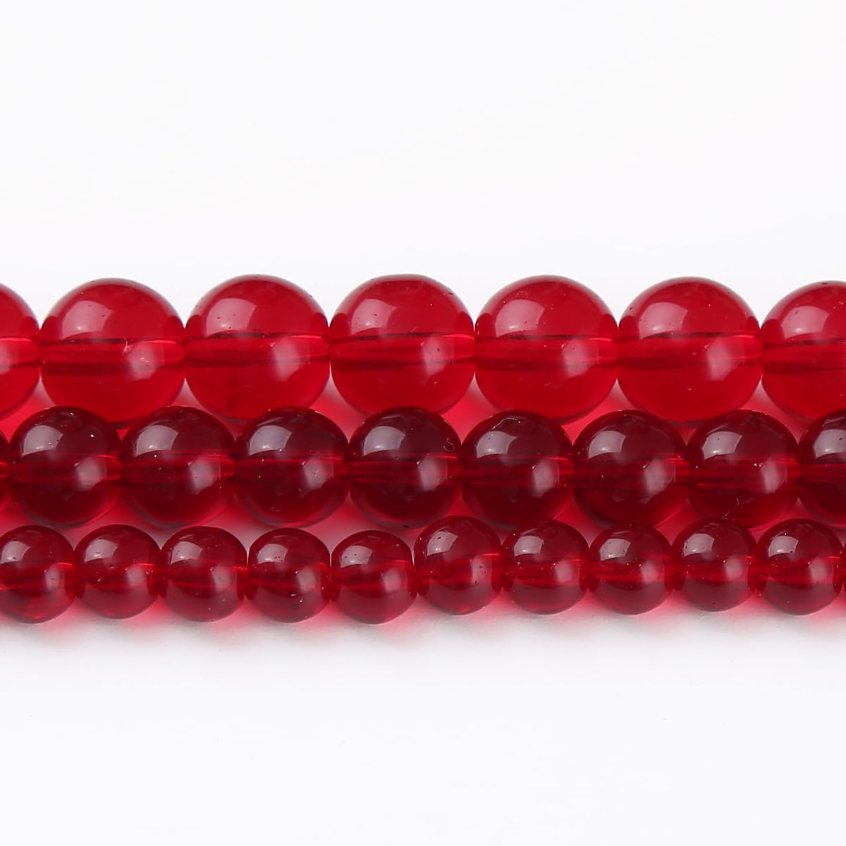 32PCS 12MM Garnet Red Glass Stone Beads Natural Gemstone Bead Crystal Healing Energy Jewelry Making DIY 15 inches
