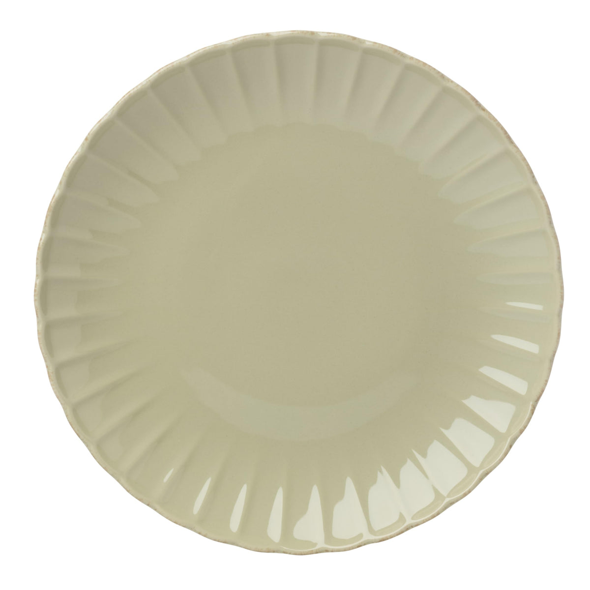 Lenox Stoneware Dinnerware Sets For 6, French Perle Scallop Matcha 18-Piece Dinnerware Set, Service For 6, Dishwasher Safe Ceramic Plates, Stoneware Dinner Plates and Bowls Sets (Green, 18 Piece)