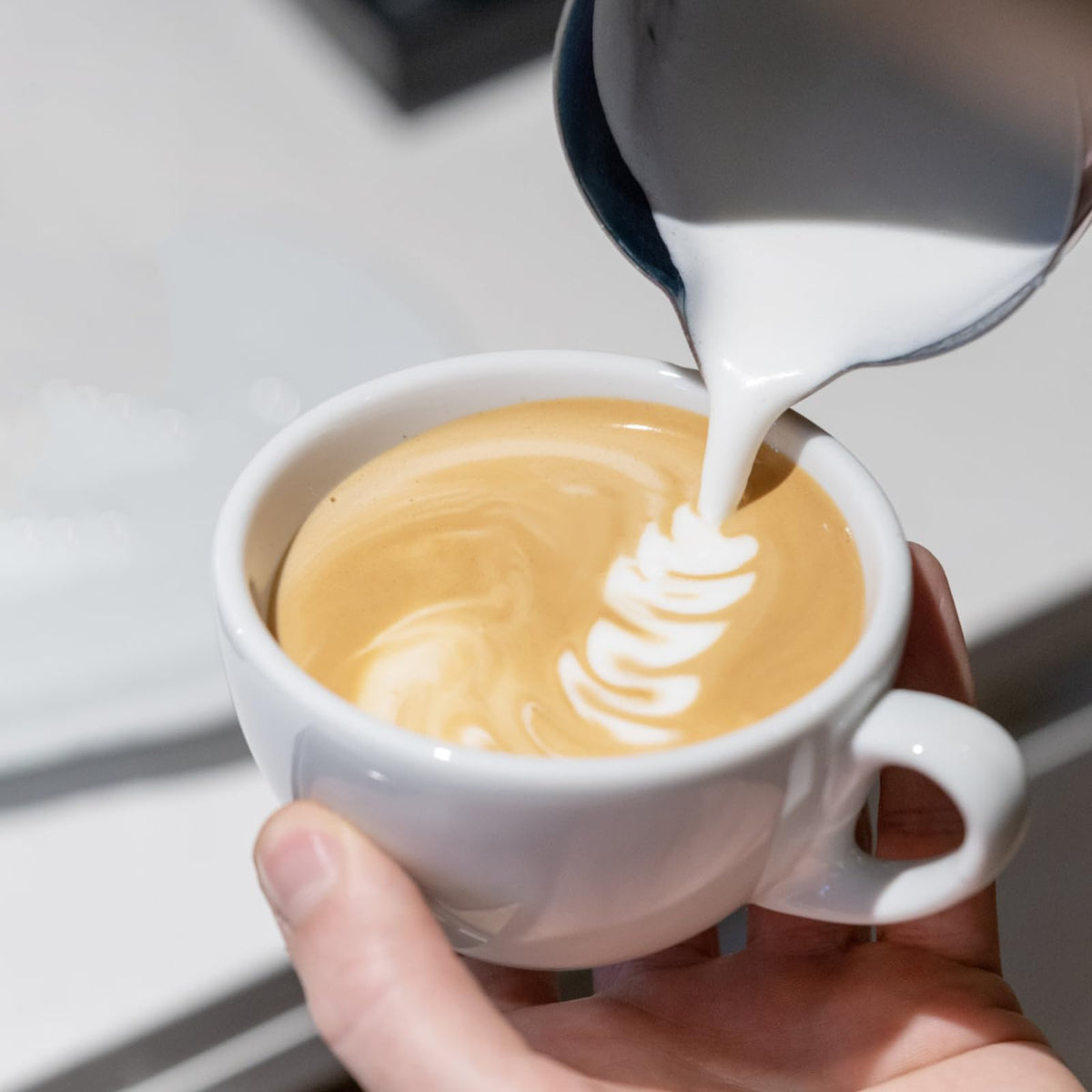 CASABREWS CASMP350 Milk Frothing Pitcher, Stainless Steel Steaming Pitcher with Sharp Spout, 350ml (12oz) Milk Frother Cup for Cappuccino or Latte Art, Espresso Machine Accessories for Barista