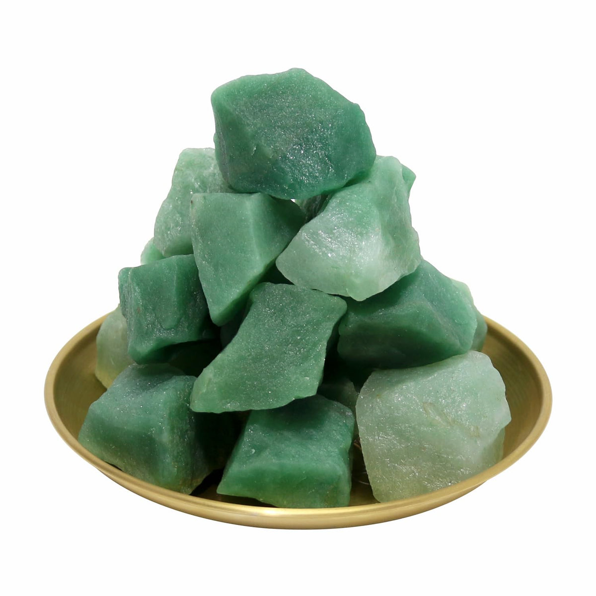 Nvzi Raw Green Aventurine Crystals Bulk, Real Gemstones and Crystals, Rocks and Minerals, Healing Crystals, Quartz Crystals and Healing Stones, Cuarzos Originales De Energia Y Piedras(1LB)