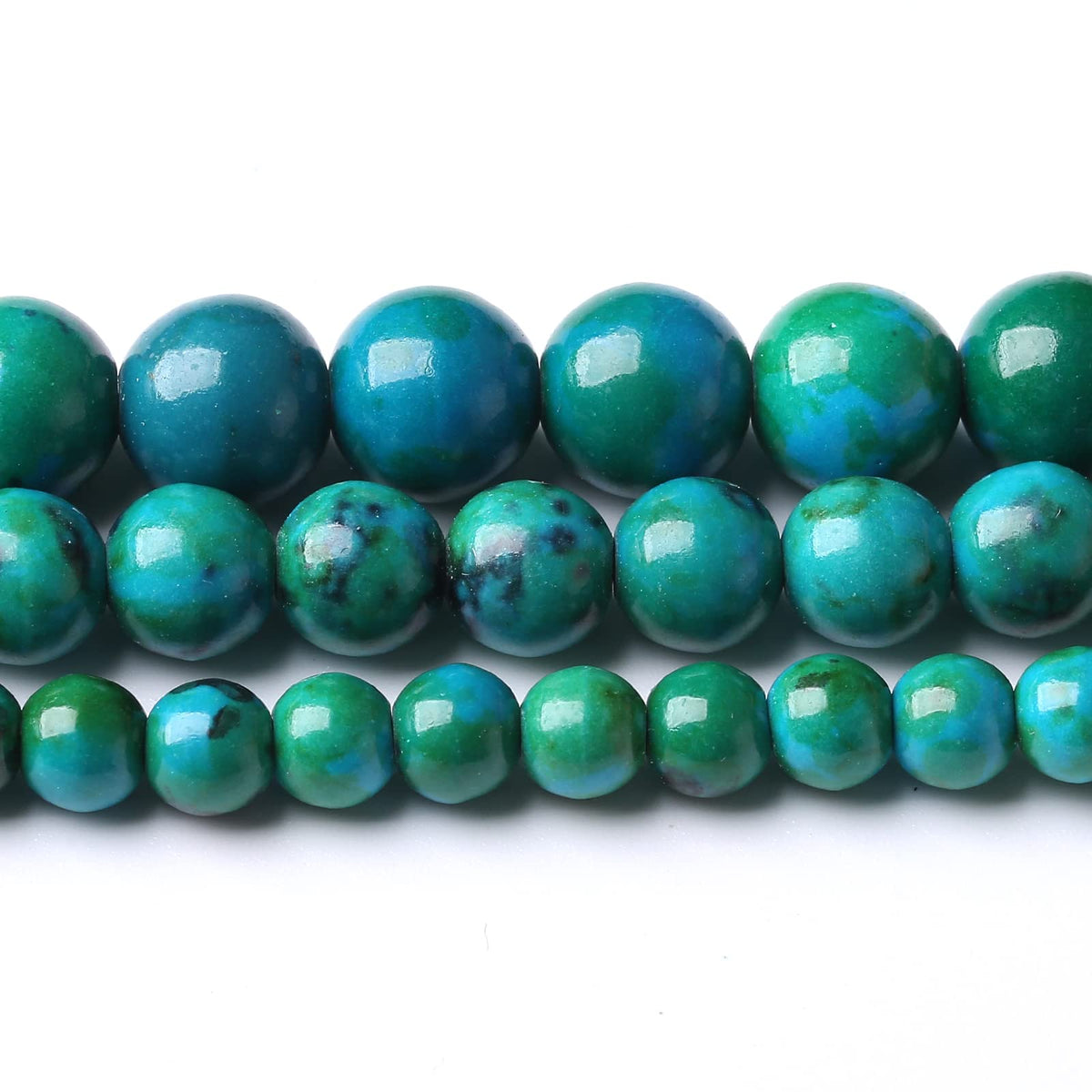32PCS 12MM Natural Phoenix Stone Beads Round Loose Stone Beads for Jewelry Making DIY Energy Stone Healing Power Bracelet 15"