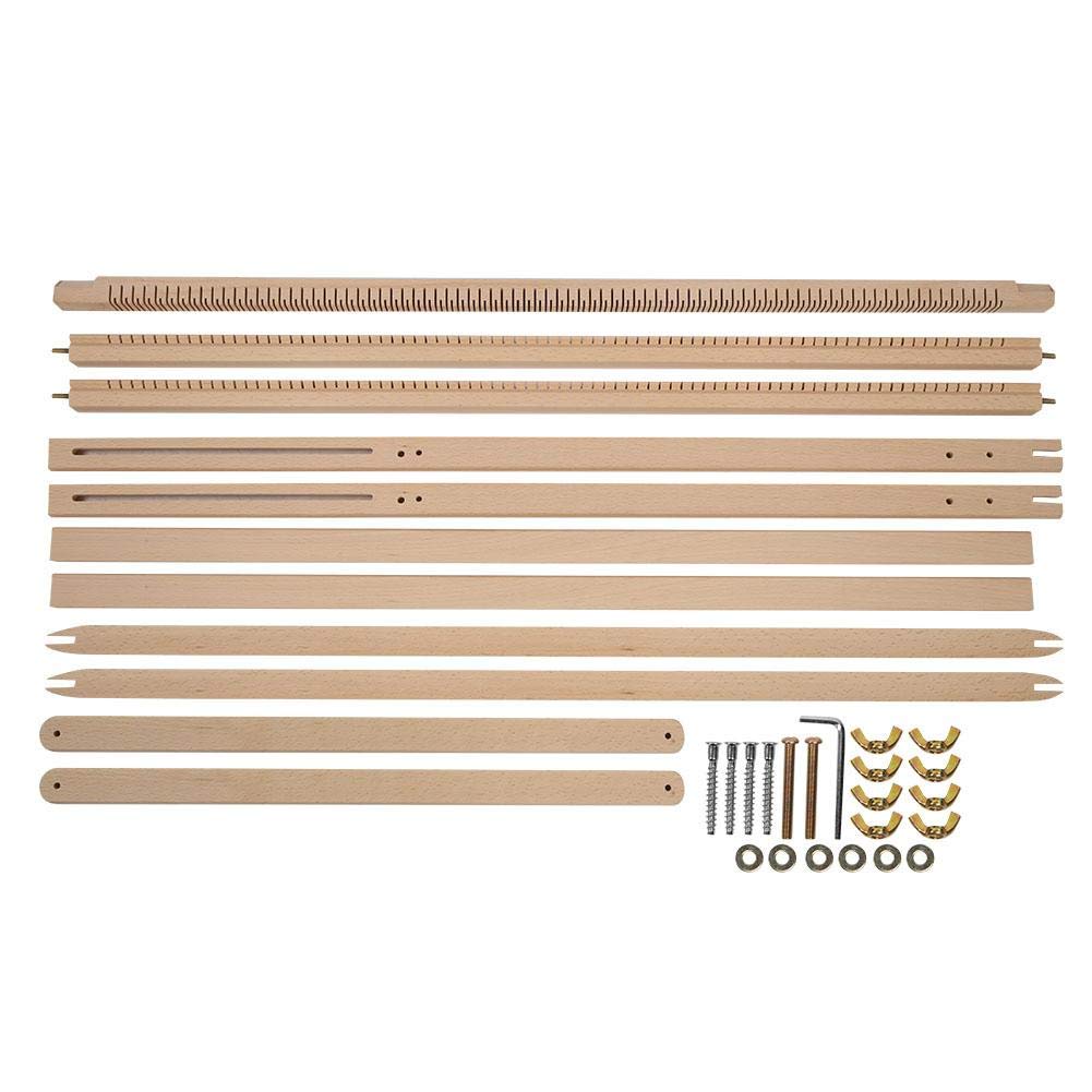 BHDD Weaving Loom,Adjustable DIY BHDD Hand Weaving Machine Hand Knitting Loom Tapestry Hand-Knitted Machine DIY Woven Set with Stand,Extra-Large Frame for Beginner(35 inchex34.6 inchex1.2 inche)