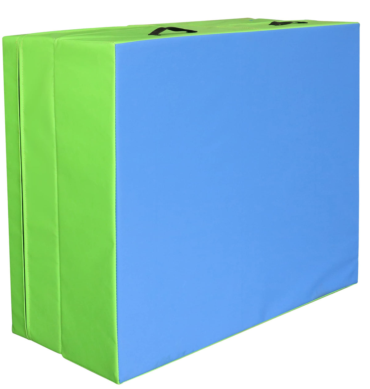 PRISP Folding Incline Gym Mat - Extra Long 71 x 30 x 14 in Wedge Gymnastics Tumbling Mat for Kids