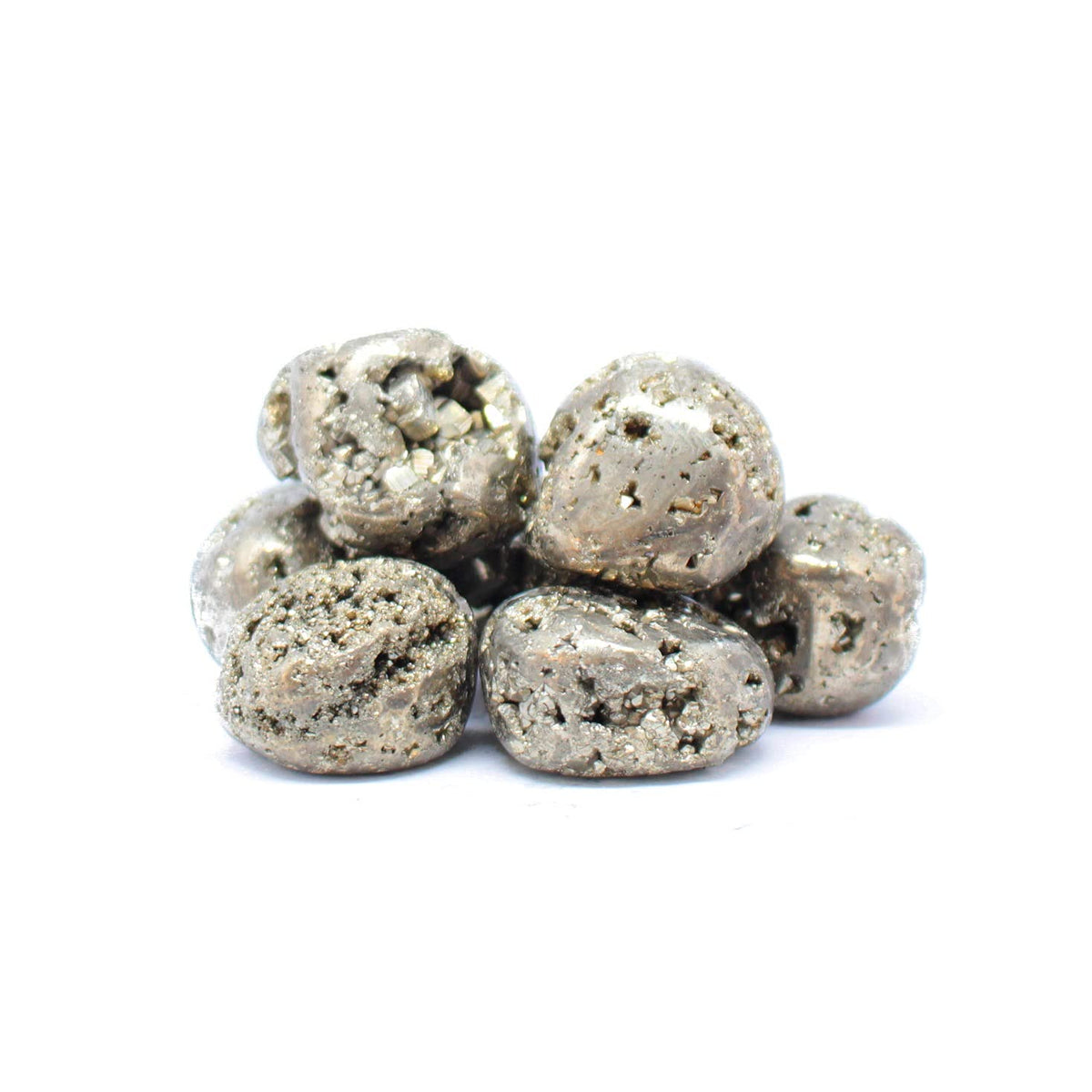 Pachamama Essentials Pyrite Tumbled from Peru - Fools Gold - Healing Stone - Pirita - Reiki (1)