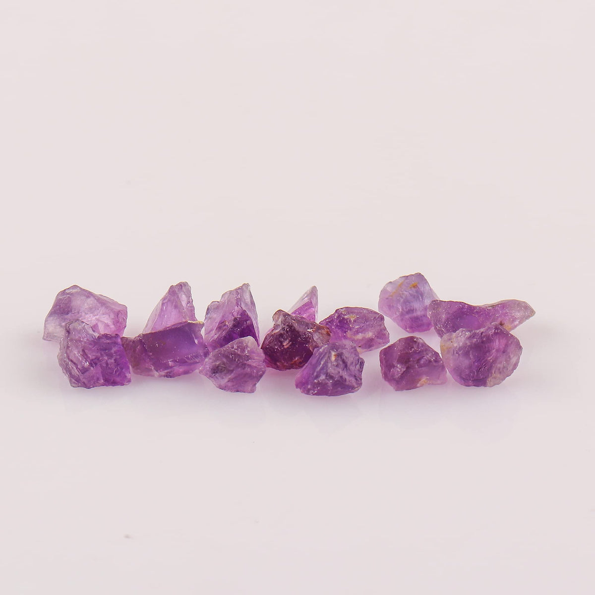 Natural Raw Amethyst Crystals Bulk - 100 Carat Rough Gemstones (10–20mm) for Reiki Healing, Chakra Balancing, Meditation, Wicca, Jewelry Making, Tumbling, and Home Decor – Natural Purple Stones