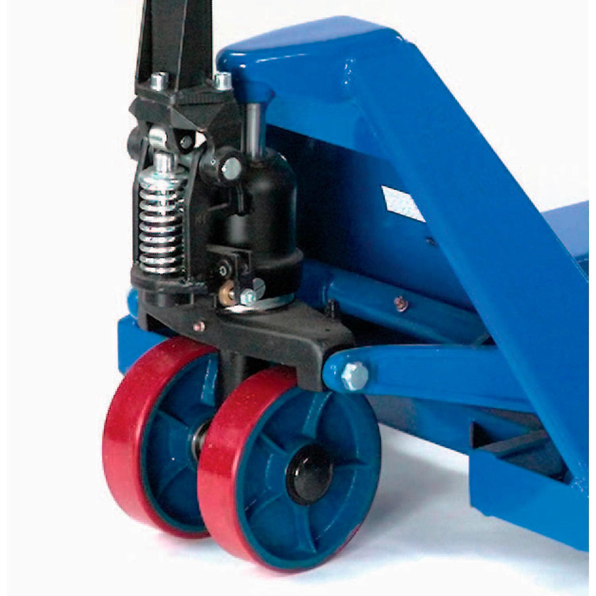 Global Industrial High Capacity Narrow Fork Pallet Jack Truck with 21" W x 42" L Forks, 6600 Lb. Capacity, Manual Pallet Truck for Warehouse, Manufacturing and Retail