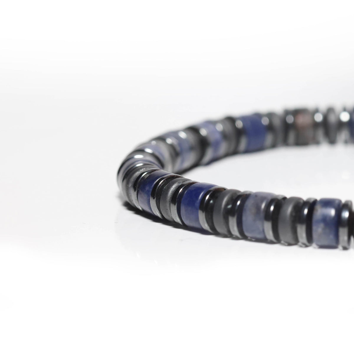 Men’s Natural Sodalite Stone Bracelet – Handmade Premium Beaded Bracelet for Men – Tigranes Jewelry