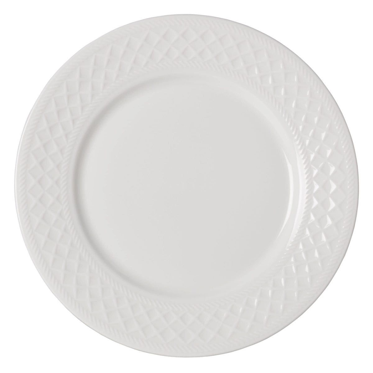 Mikasa Patterson Vegan Bone China Chip Resistant 12 Piece Dinnerware Set, Service for 4
