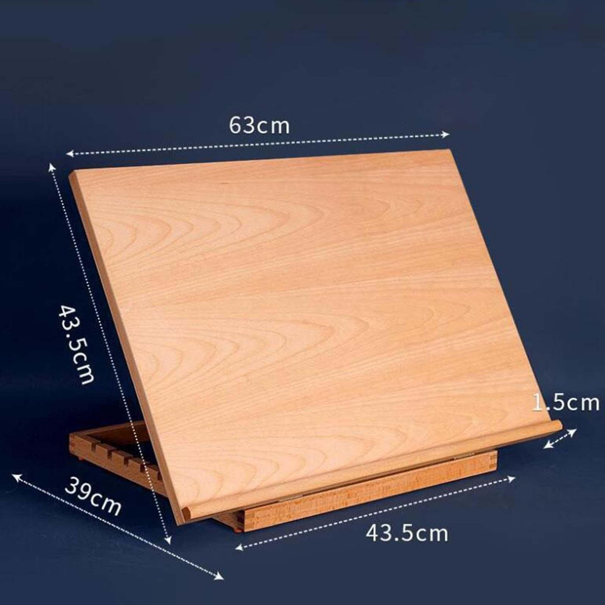 Portable Painting Easel Reading Rack Artist, Support Lightweight Desktop Foldable Wood Retro Style, Holder, Drawing Board for Sketching/1932