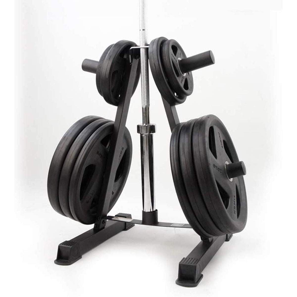 MHJKHG Triangle Barbell Rack/Domestic Dumbbell Rack Bracket/Commercial Indoor Fitness Equipment Storage